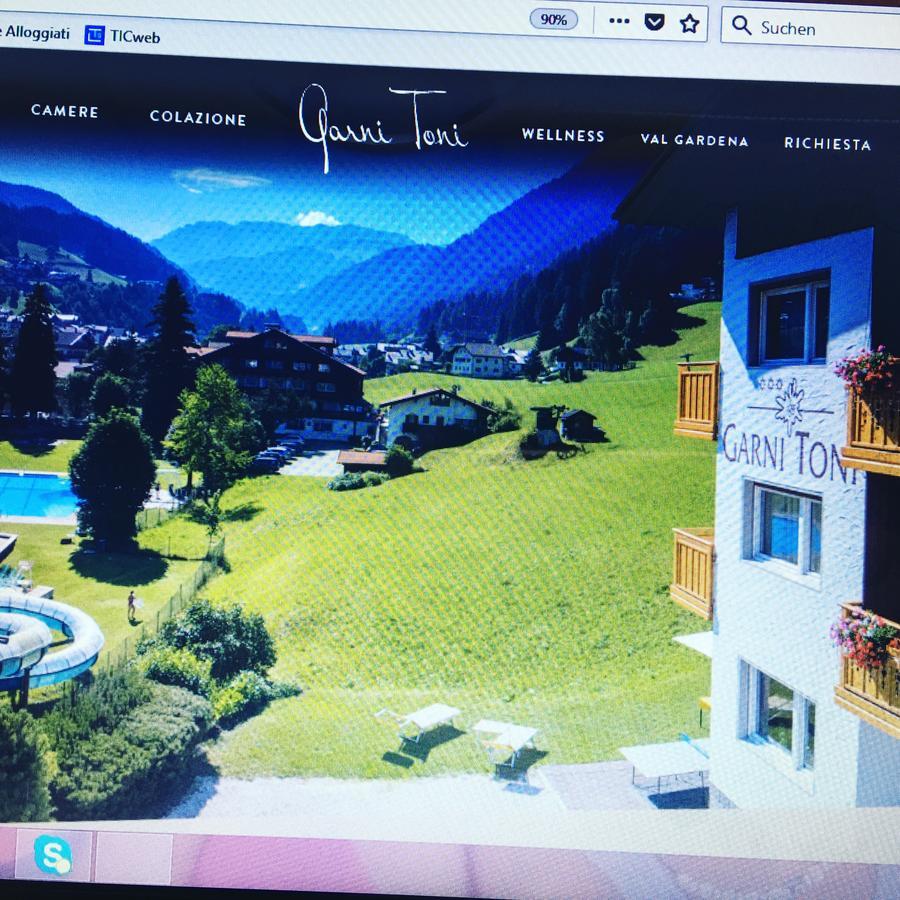 Garni Toni Hotell Ortisei Exteriör bild